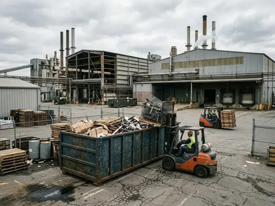 industrial-factory-scrap-conta-003 — frequently asked questions, Cheap Roll-off Dumpster Rentals in Sunbury, OH